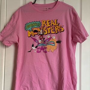 Pink Aaahh!!! Real Monsters men’s T-Shirt